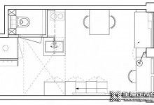 32平小戶型裝修設(shè)計(jì)，利用飄窗和樓梯打造“豪宅”