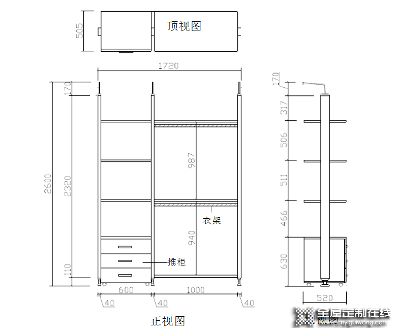 直型柜、頂柜、轉(zhuǎn)角柜——衣柜產(chǎn)品結(jié)構(gòu)知識分享_5