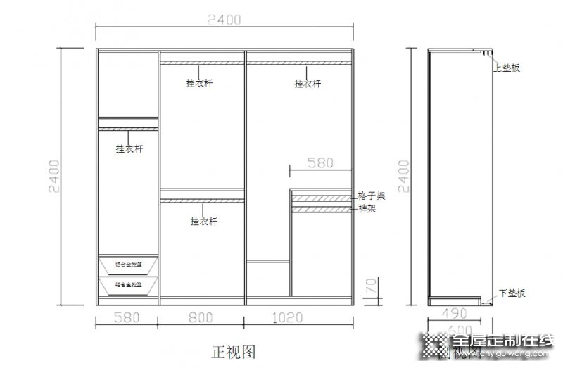 直型柜、頂柜、轉(zhuǎn)角柜——衣柜產(chǎn)品結(jié)構(gòu)知識分享_2