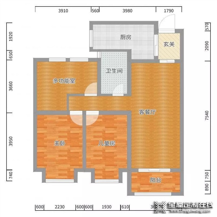 這是什么神仙設(shè)計(jì)？優(yōu)格全屋定制90㎡的小戶型，也能裝出輕奢法式風(fēng)，太亮眼了！