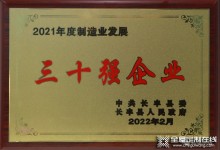 祝賀易高家居榮獲長豐縣制造業(yè)30強(qiáng)、稅收貢獻(xiàn)50強(qiáng)