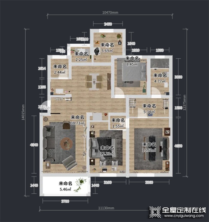 兔寶寶全屋定制設(shè)計(jì)分享 | 129㎡奶油色治愈家