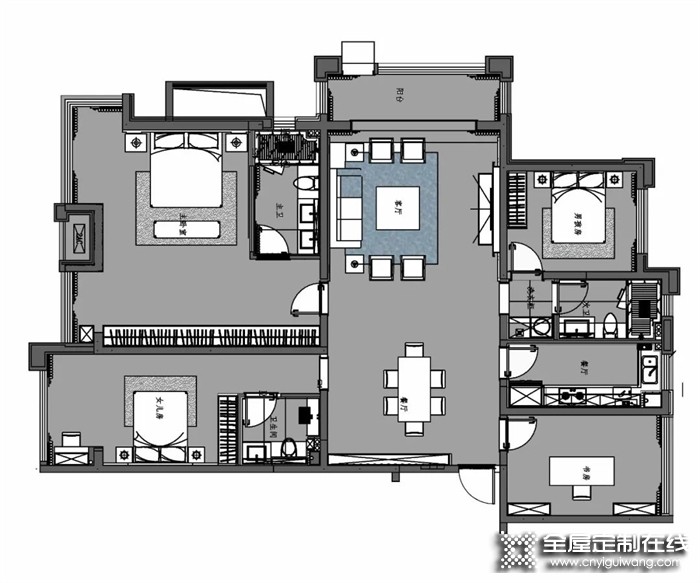 博洛尼全屋定制設(shè)計(jì)案例 | 在家居空間中，尋找最合適的設(shè)計(jì)表達(dá)