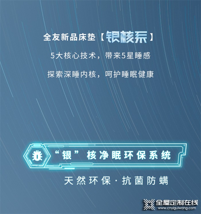 全友全屋定制新品床墊丨銀核系，探索深睡內(nèi)核，守護(hù)睡眠健康